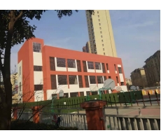 泰鑫鋼構又一次加入校園建設，為學生的安全保駕護航！